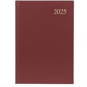 Collins Essential ESSA51.78-25 professionele agenda 2025, A5, hardcover, leer, bruin