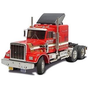 TAMIYA King Hauler 56301 1:14 Montageset voor radiografisch bestuurbare vrachtwagen, vrachtwagen, bouw, modelbouw, doe-het-zelf, hobby