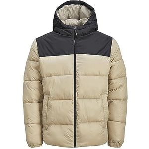 JACK & JONES Jjetoby Buffer Hood Sn bufferjas voor heren, Crockery, L