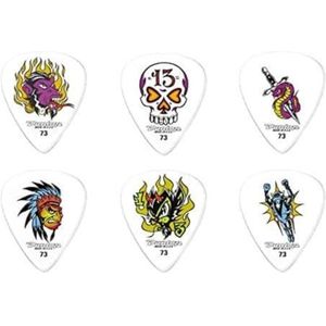 Dunlop Forbes Series plectrums 0,73 mm in tin