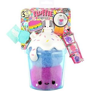 Fluffie Stuffiez Kleine knuffel om te verzamelen - Boba Drink - Verrassing om uit te pakken - Superzacht knuffeldier van de Treats-familie - Tactiel en fidget-speeltje - voor kinderen vanaf 4 jaar