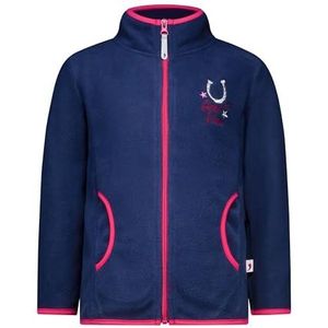 SALT AND PEPPER Horse Emb Fleecejack voor meisjes, True Navy, één maat, EU, marineblauw (True Navy), één maat, Blauw (True Navy)