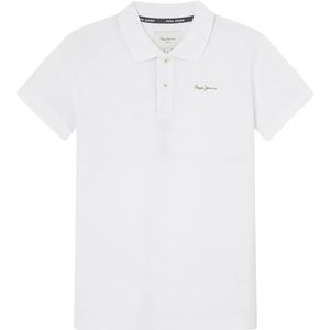 Pepe Jeans Polo Lance Garçon, Blanc (Blanc), 8 ans