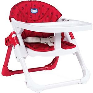 Chicco - Stoelverhoger Chairy - Omvormbaar tot Hoge stoel - Draagbaar en Verstelbaar - Verwijderbaar Blad - Vanaf 6 Maanden tot 15 kg - Lieveheersbeestje