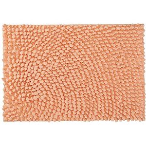Kleine Wolke Textilgesellschaft Falbala badmat, combinatie, zalm, 1.0149999999999 x 90 x 4 cm