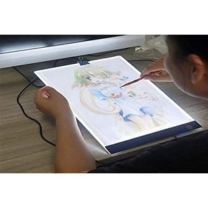 9140 LED-lampmat A4 met USB-kabel, ultra dun, draagbare mat voor tekenen, animatie, schilderen, schetsen