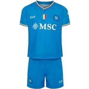 SSC Napoli Season 23/24 wedstrijdset voor kinderen, junior, uniseks, lichtblauw, 12 maanden