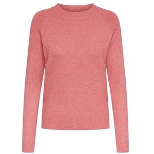 ONLY Onlrica Life L/S Knt Noos Sweater voor dames, Zoet Koraal - Details: Gemengd