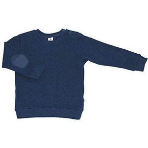 Leela Cotton Piquésweatshirt, indigo trainingspak voor kinderen, uniseks, Indigo