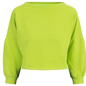 myMo Sweat-shirt pour femme, citron vert, M