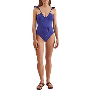 Women'secret Badpak bikinitop voor dames, Blauwe print