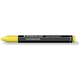 Staedtler Lumocolor permanente potloden, geel, 12 stuks