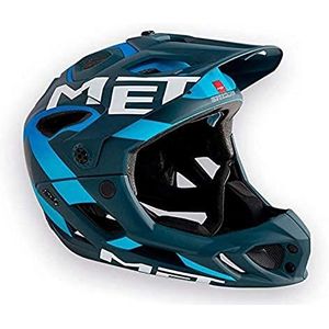 Casco MET Parachute Azul Cian Mate T.S 51-56