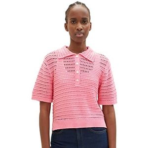 TOM TAILOR Denim 1036501 Sweatshirt voor dames, 31685 - Cool Pink