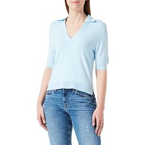 s.Oliver Polokraag pullover korte mouwen polokraag pullover korte mouwen dames, Blauw