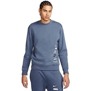 Nike Club Fleece + Golfshirt met ronde hals en opgeruwde binnenkant Sweatshirt voor heren