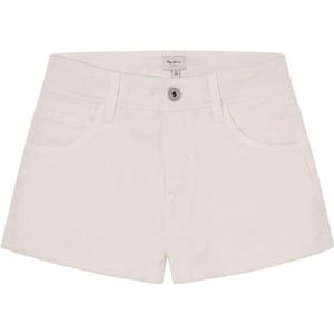 Pepe Jeans Short Ofra pour fille, Blanc (Blanc), 6 ans