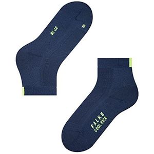 FALKE Cool Kick sokken voor dames, ademend, sneldrogend, wit, zwart, geen korte kleuren, versterkt, zonder motief pluche zool, 1 paar, Blauw (Navy 6120)