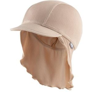 Sterntaler Casquette unisexe à visière côtelée au niveau de la nuque, beige, 49