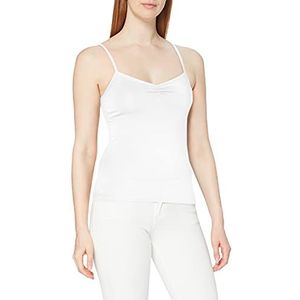 People Tree Jemma tanktop voor dames, wit (Eco White Wh1)
