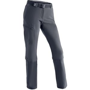 Maier Sports Arolla Zip Off Damesbroek, Nachtblauw.