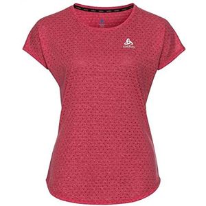 Odlo Millennium Linenco T-shirt voor dames met korte mouwen, Holly Berry Mix