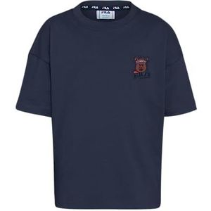 FILA T-shirt unisexe pour enfant Motif église de baptême, Bleu nuit, 86-92