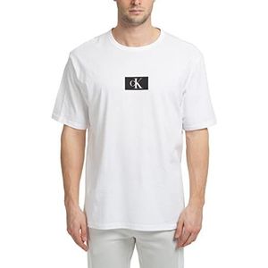 Calvin Klein SS Crew Nek, katoen, heren, Wit