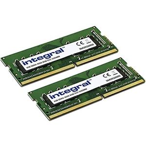 Integral SODIMM 16 GB Kit (2 x 8 GB) DDR4 RAM 2666 MHz geheugen voor laptop/notebook PC4-21333