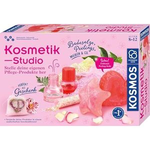 KOSMOS 671563 cosmeticastudio, plaats je eigen verzorgingsproducten voor jezelf of als cadeau, Amazon Exclusive, experimenteerdoos voor kinderen vanaf 8 tot 12 jaar voor schoonheid, spa en wellness