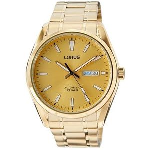 Lorus Automatische klok RL456BX9, goud, armband, Goud, Armband