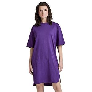 G-STAR RAW Boxy U Tee jurk voor dames (1 stuk), Paars (Dk Violet D22840-c336-5616)