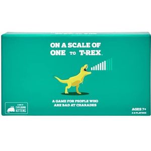 Exploding Kittens On a Scale of One to Trex by Exploding Kittens – kaartspellen voor volwassenen tieners en kinderen – Fun Family Games