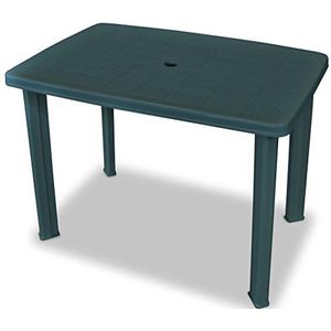 Ipae-Progarden S.P.A. 78008 Rechthoekige tafel 101 x 68 x 72 cm Spotgroen, Hars