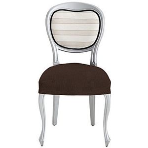 Eysa Ulises stoelhoes, set 2, kleur 07-bruin, polyester, katoen, 33 x 4 x 22 cm