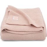 Jollein Basic Knit Cradle deken, 100 cm lang x 75 cm breed, lichtroze