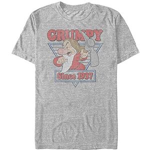 Disney T-shirt met korte mouwen, uniseks, prinsessen-A Little Grumpy Organic, Melange Grey, XXL, Melange Grey