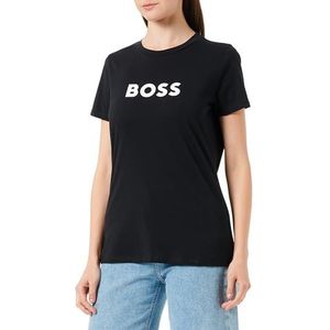 BOSS C_elogo_5 T-shirt voor dames, Zwart 1