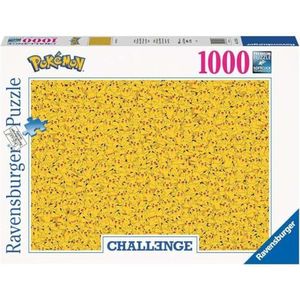 Ravensburger Puzzel 17576 17576-Pikachu Challenge Pokémon puzzel 1000 stukjes voor volwassenen en kinderen vanaf 14 jaar