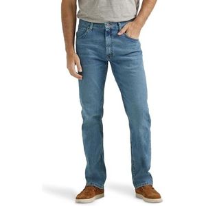 Wrangler Authentics Heren Classic Regular Fit Jeans voor heren, Vintage Blue Flex