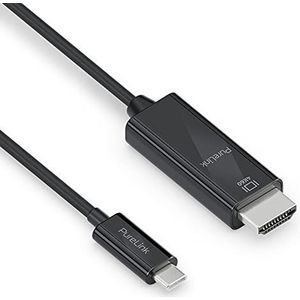 PureLink High Speed USB-C naar HDMI-kabel, 4K Ultra HD 60Hz, vergulde stekker, 1m, zwart