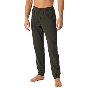 Schiesser Loungwear Pantalon de Jogging-Mix + Relax Bas de Pijama Homme, Vert Foncé, 50