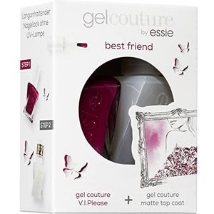 essie Routine couture gel nagellak geschenkdoos Best Friend (nr. 40 fairy tailor​, nude, 13,5 ml + matte naadgel top coat 13,5 ml)