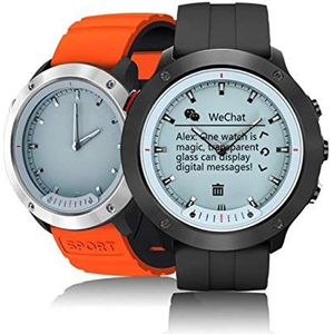 MonkeyLectric Qsmart6 Thunder Unisex Smartwatch Metallic Grijs One Size