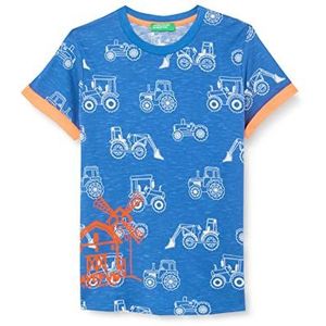 United Colors of Benetton T-shirt met korte mouwen, voor jongens, meerkleurig 63b