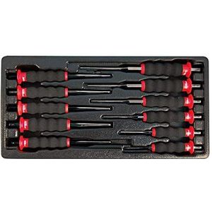 KING TONY 9-1011GP Centrale stans voor gereedschapswagen, 11 stuks