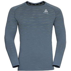 Odlo Blackcomb Pro Crew Neck T-shirt voor heren, Navy Blauw