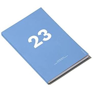 2023 Monthly Planner Plus soortgelijke A5 - maandplanner - maandplanner - kleur blauw - 56 pagina's - ideaal voor plannen, plannen en organiseren - octàgon design