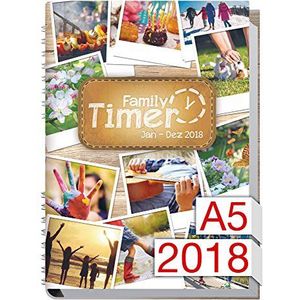 Chäff Family Timer 2018 Agenda familial 12 mois jan-déc 2018