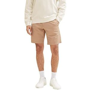 TOM TAILOR Regular Fit Tech Chino shorts voor heren, 24048 - Desert Fawn